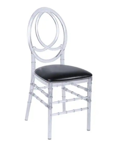 Transparent Gold Phoenix Chair Hotel Furniture Banquet Dining Event Chair Waterproof