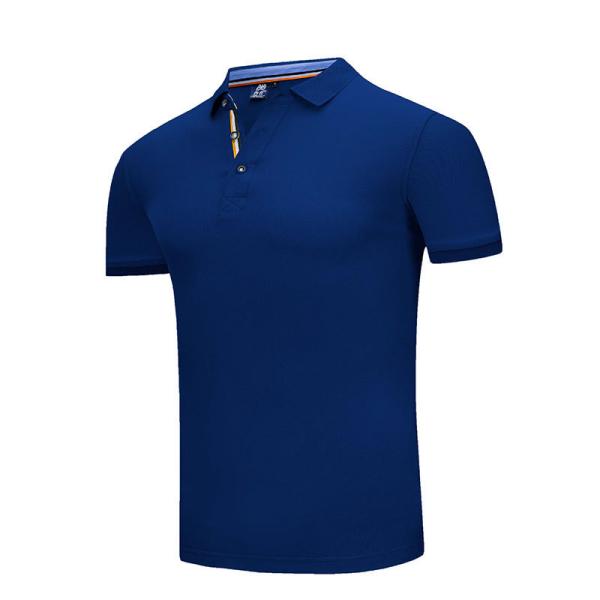 Embroidered  Quick Dry Slim Fit Work Polo Shirts  Cotton Plain Solid Color Classic Design