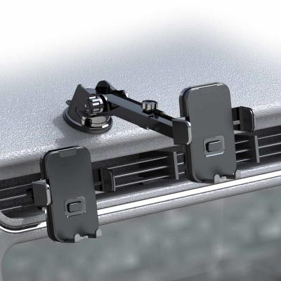 CE Long Arm Car Dashboard Phone Mount Adjustable 360 Degree Rotating