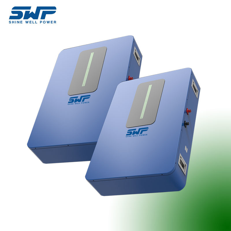 51.2V SWP51200-PW Электрические характеристики NomSWP Настенный аккумулятор RS232 Lifepo4 Аккумулятор 6000 Время