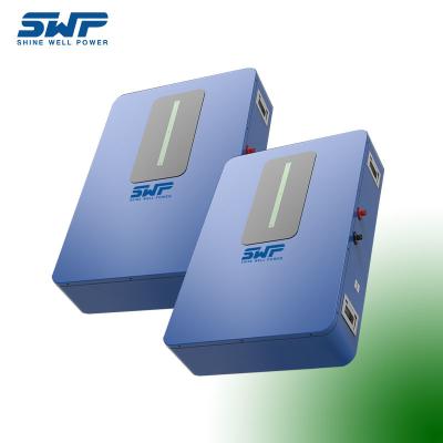 51.2V SWP51200-PW Electrical specifications	NomSWP Wall Mounted Battery Storage RS232 Lifepo4 Battery Storage 6000 Time