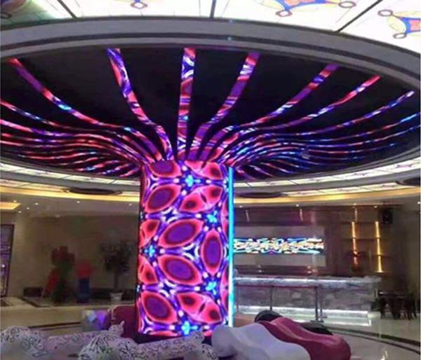 Indoor Fixed Flexible Led Display 2.5mm, 1200nits Curved led Soft Modules