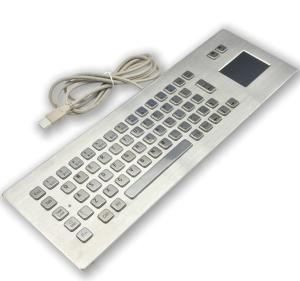 IP65工業用ステンレス鋼キーボード、タッチパッド付き、防水、防塵、耐衝撃、防爆