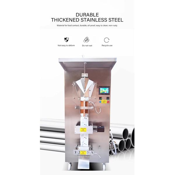 Full Automatic Vertical Filling Multi Functional Soy Milk Edible Oil Water Bag Liquid Packing Machine