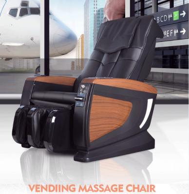 4d Manipulator Vending Massage Chairs EMS Bluetooth Hifi Black Massage Recliner Chair ODM