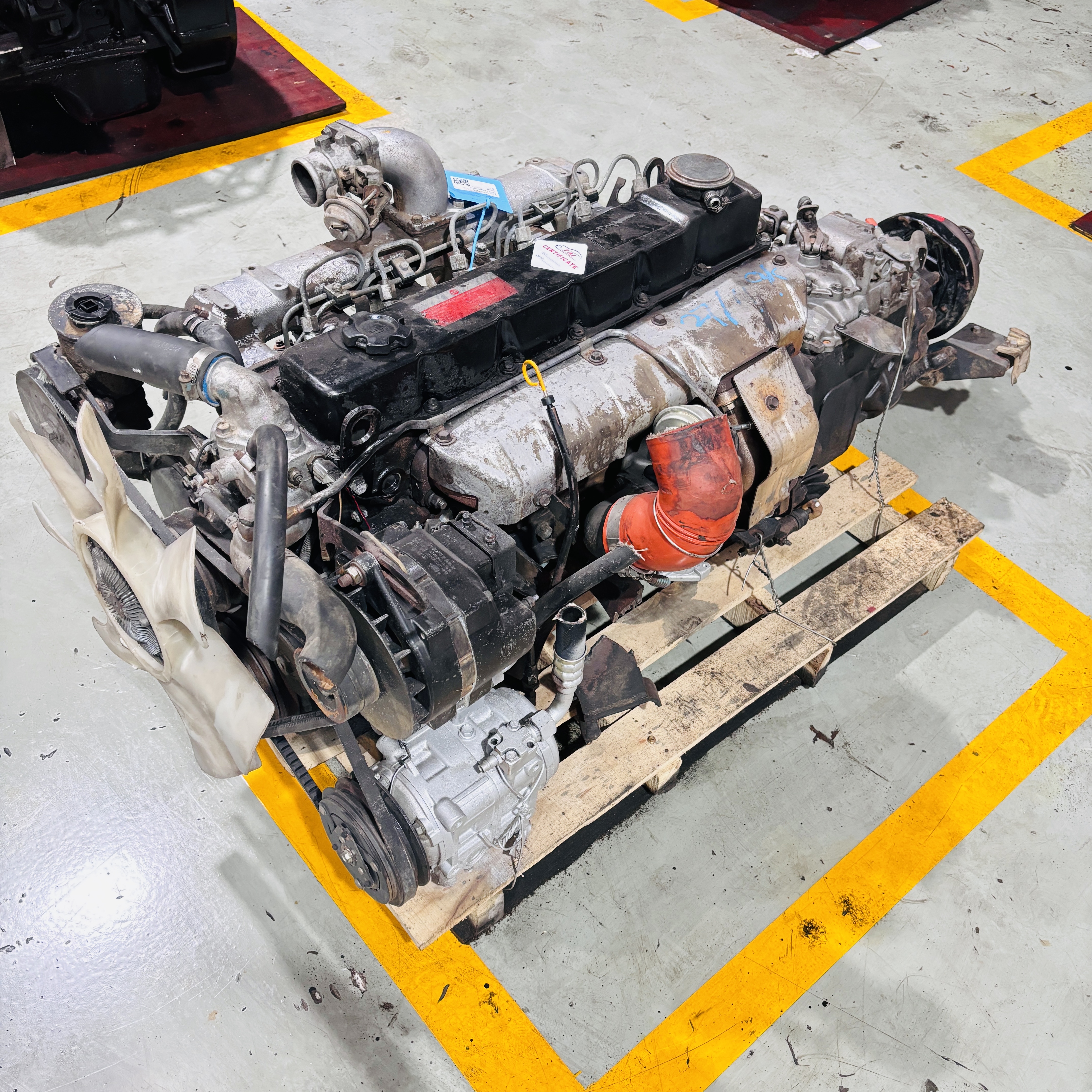 TD42Ti Complete Engine Assembly 160 HP 4.2L Displacement Turbo Intercooler Diesel Engine