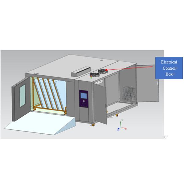 Прогулка в постоянной влажности Тепловая испытательная камера для испытания солнечной панели IEC60068-2