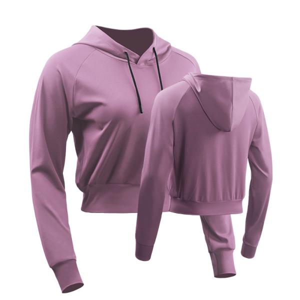 Oem Factory Manufacturer Custom Logo Zipper Crop Top with High Waist Breathable  Yoga  Athletic Jacket