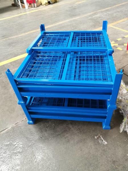 Heavy Duty Large Storage Cage , Equipment Storage Cage Supermarket Logistics