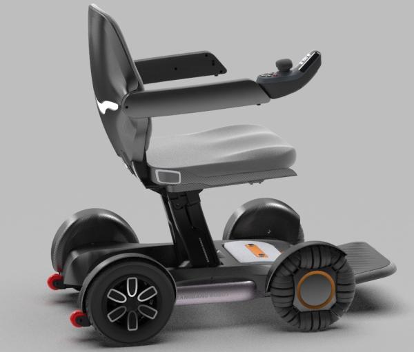 Aluminum Alloy Remote Control Electric Wheelchair Lithium Battery Lift Standing For Elderly