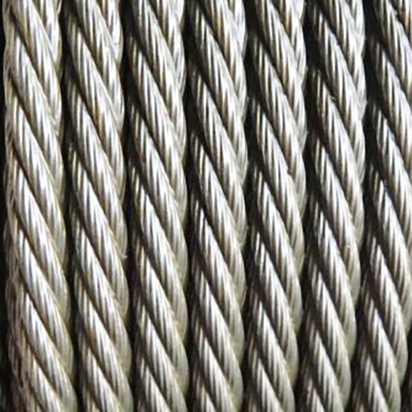 Cable de câble en acier inoxydable 6X19 FC galvanisé pour appareils aériens