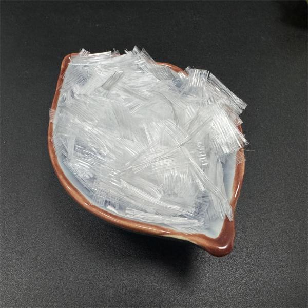 White Polypropylene Concrete PP Mesh Fiber For Projects Construction