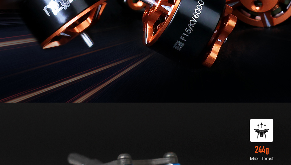 T-Hobby F15 Mini Racing Drone with High-Efficient BLDC Motor Brushless Commutation Permanent Magnet Construction