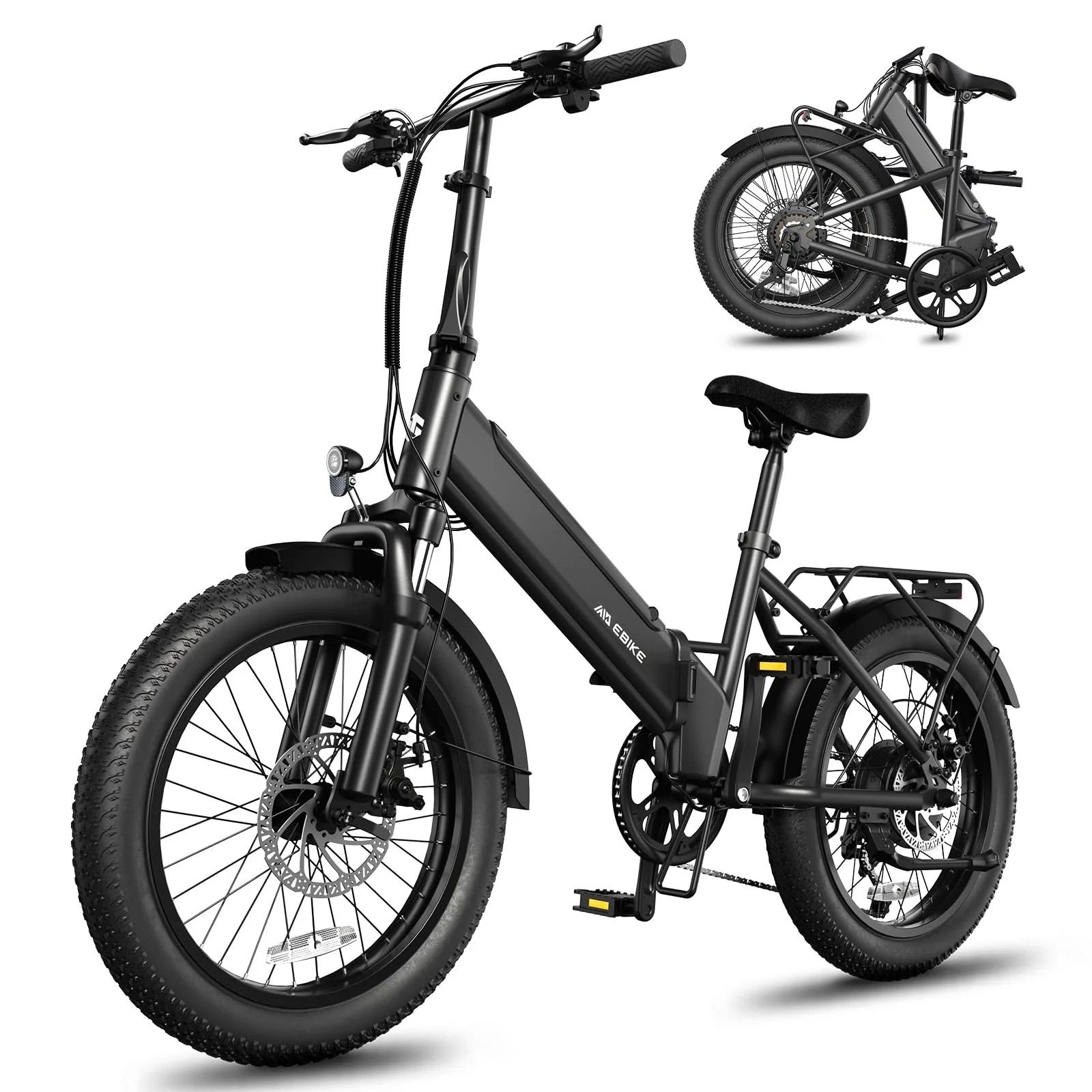 EU UK Stock Folding Electric Bike with Suspension Hydraulic Disc Brakes Range Legal Compliance E-bike Foldable Bike