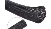 O auto flexível semi rígido que envolve a separação trançou a resistência de abrasão Sleeving