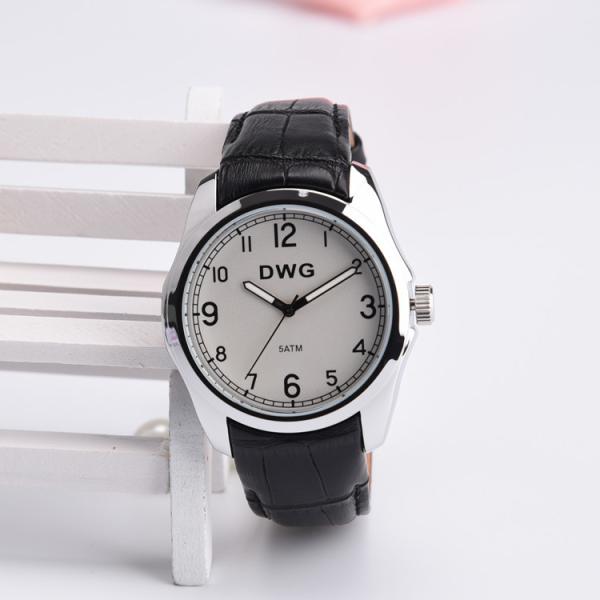 Дозор кварца водоустойчивый 3ATM DWG минималистский кожаный