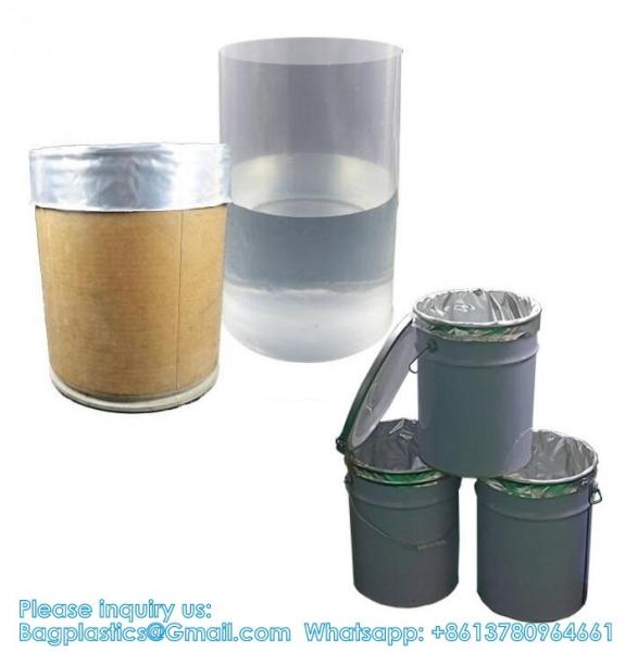 Composite Pure Aluminum Foil 200 L Drum Liners 55 Gallon Drum Liners Round Bottom Aluminum Foil Bag For Storage