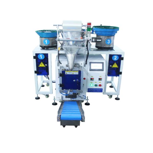 Automatic Multi-Function Furniture Kits Hardware Fittings Packaging Machine With Mixed Packaging And Vibrating Feeder