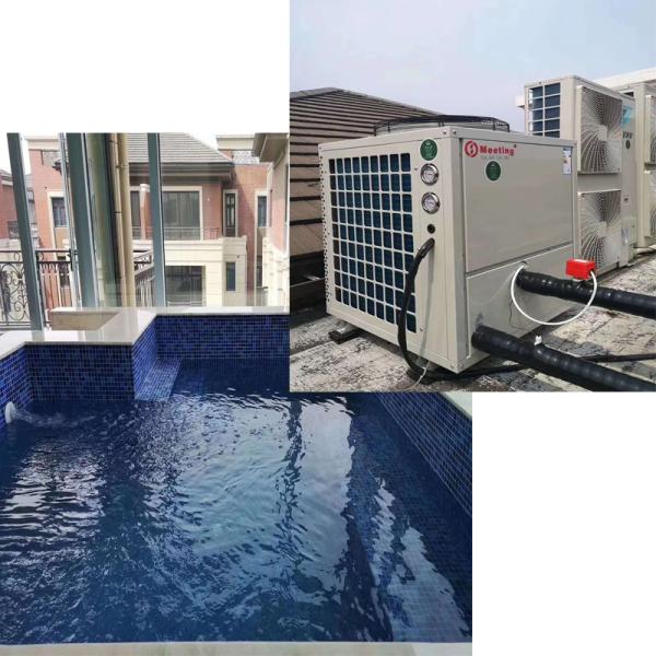 Meeting 3 Phase Voltage MDY50D Pool Heat Pump Inverter System For Inground Pool Spa Hot Tub