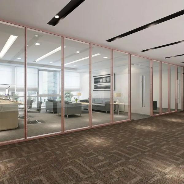 Airtight Inside Glazed Curtain Wall Aluminum Frame Thermal Insulation