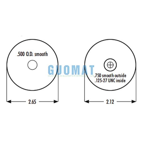 Semi Truck Air Suspension Spring 1S4-035 Goodyear cab air Bags replacement