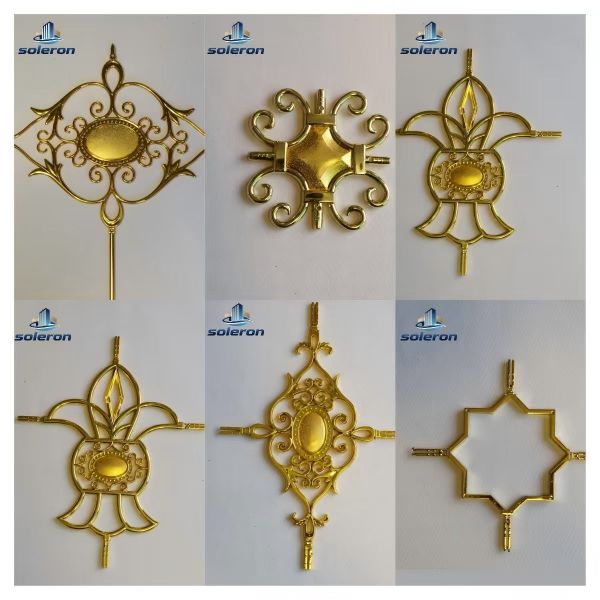 Decorative Aluminum Georgian Bar Flower UV Resistant Window Door Hardware Accessory