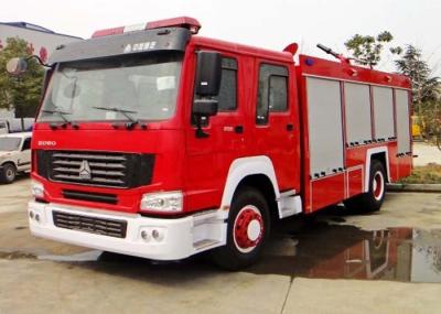 Mine Dust Fire Tender Vehicle / Modern Fire Trucks 15-20CBM LHD With ISO
