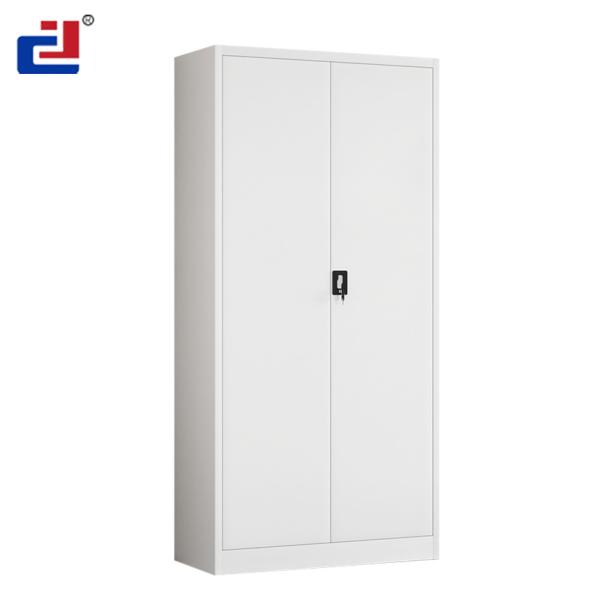 Modern Full-Glass Storage Metal File Cabinet with 2-Swing Glass Door for Office Home School Outdoor Living Room Gym Hospital Use