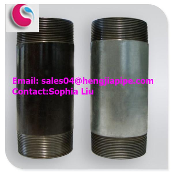 carbon NPT pipe nipple