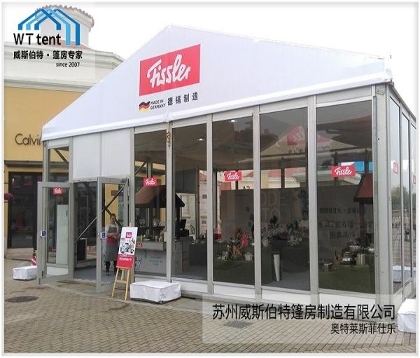 Clear Roof Exhibition Canopy Tent , 10x10 Trade Show Tent Marquee PVC Cover