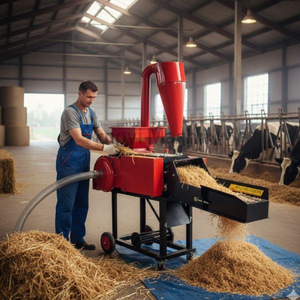 Self Priming Straw Chopper Shredder Suction Forage Grinder Heavy Duty Residue Processor