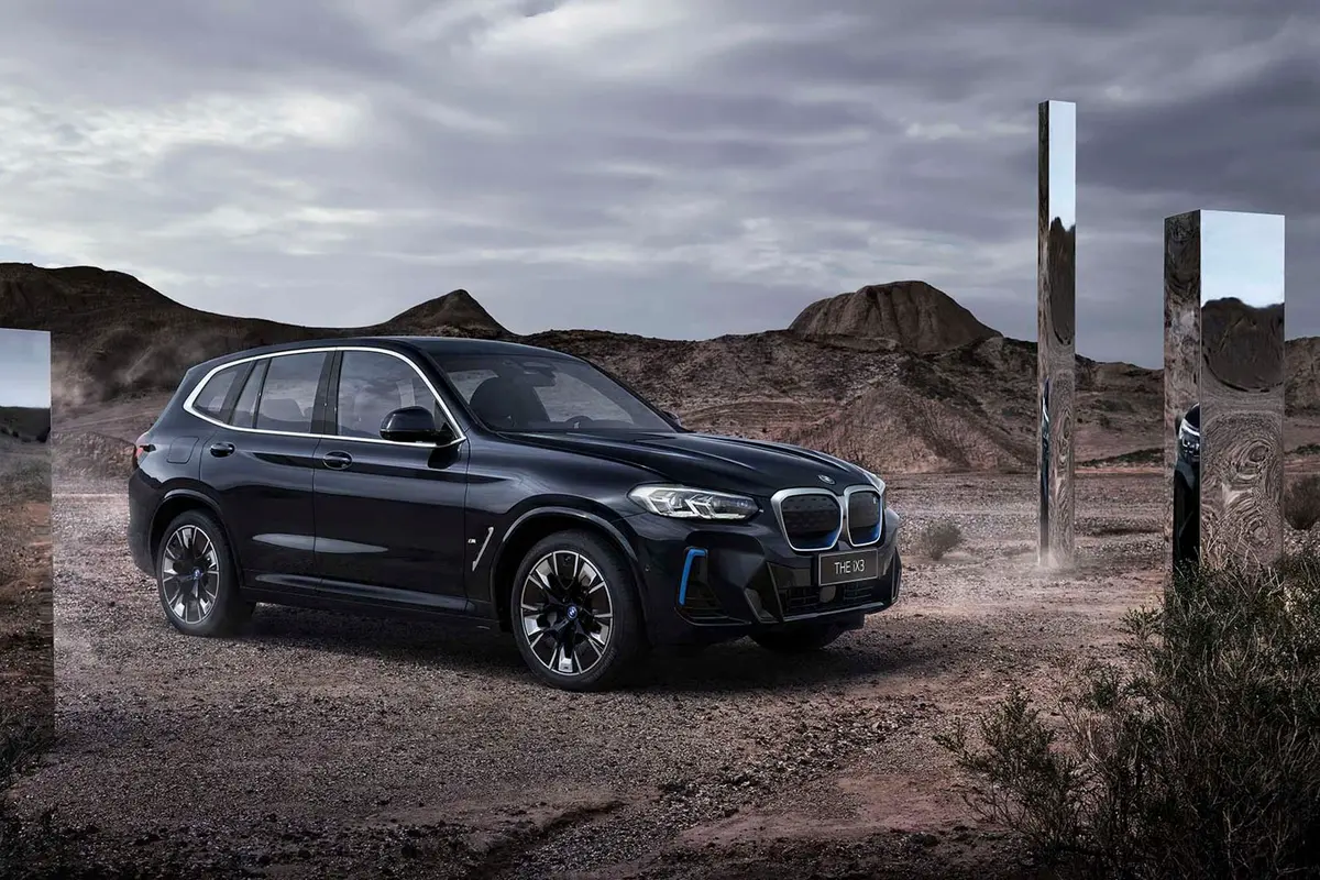5-дверный 5-местный внедорожник 2024 BMW Ix3 Электромобиль с дальностью 550 км и максимальным крутящим моментом 400 Нм