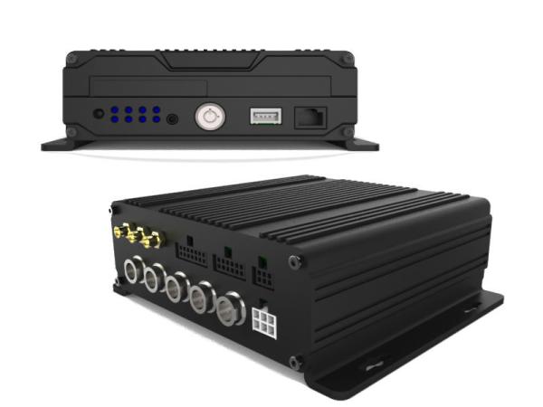 4 Channel 720P AHD SD Card Mobile DVR / Audio Surveillance Recording System