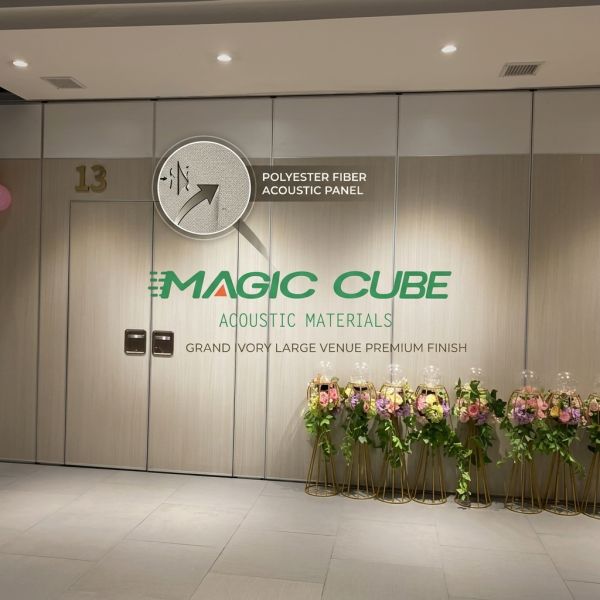 Polyester Fiber Acoustic Panel 1220x2440mm 9mm Sound Absorbing Wall Board for Conference Hall Interior Decoration