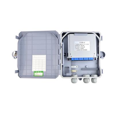 IP65 caixa de fibra ótica da terminação do divisor 1x 16 FTTH do ABS 16port