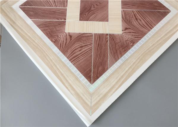 Light Weight Pvc Wall Tile Panels , Suspended Ceiling Tiles For Bathrooms