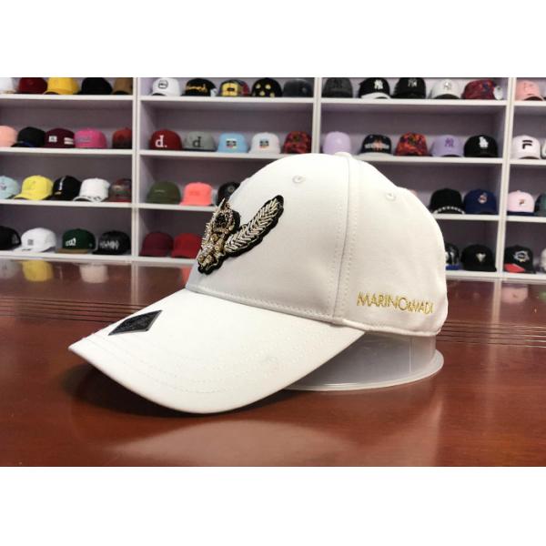 2020 Fashion Custom Personalised 6panel White Blank Embroidery Jewelry Patch Baseball Caps Hat