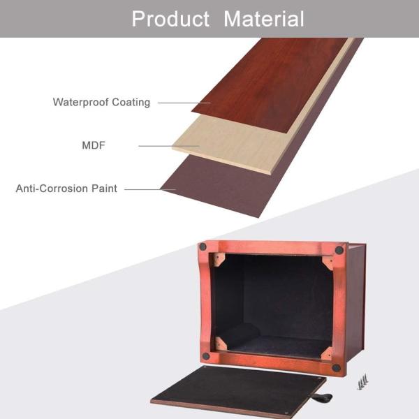 Wood Urn for Human Ashes, Wood Urns Professional Urn For Human Ashes Adults Burial Crematory Funeral Urn