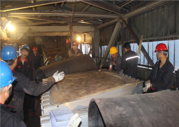 Lightweight Rubber Conveyor Belt Vulcanizing Machine Quick Water Cooling