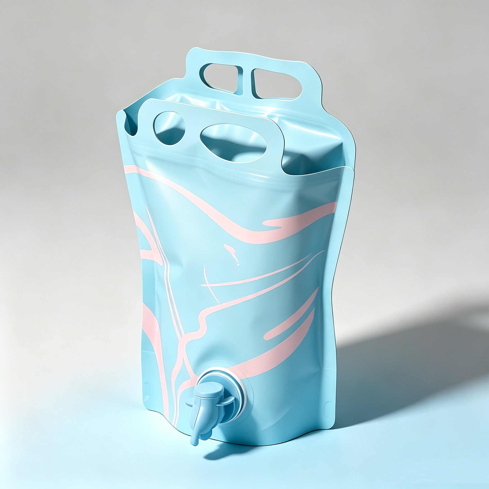 Portable Liquid Soft Packaging Bags With Dispensing Valve | Custom Printed Stand Up Spout Pouches For Wine, Beverage, Syrup & Bulk Liquid OEM