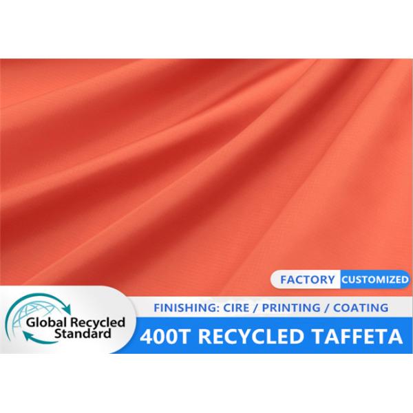 400T Ripstop Taffeta 100% Recycled Polyester Fabric