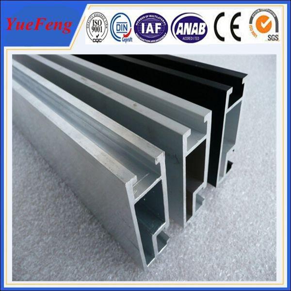 OEM extruded aluminum rail, u shape hospital curtain track aluminium rail