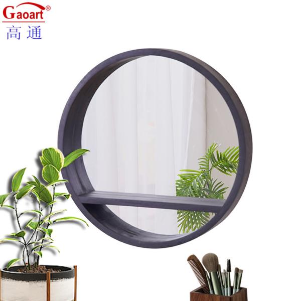 Wood Frame Full Length Antique Bathroom Wall Home Decor Big Stand Mirror for Occasion