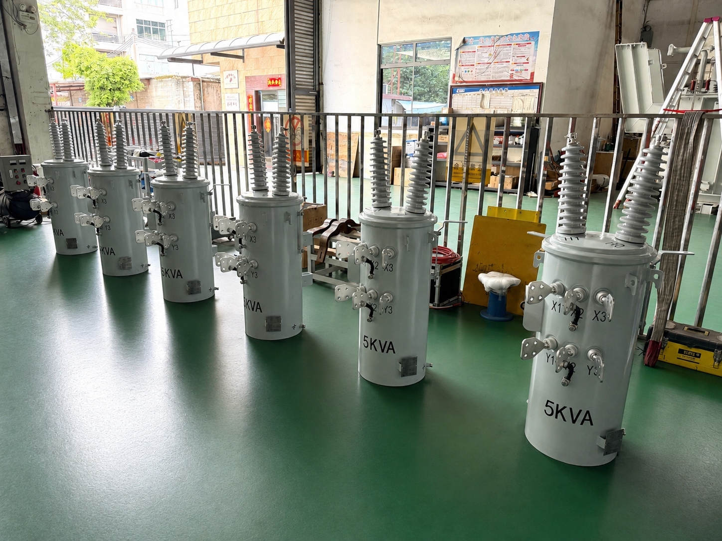 Dual 120/240V Output 5kVA Single Phase Pole Mounted Transformer for Rural Utility Distribution