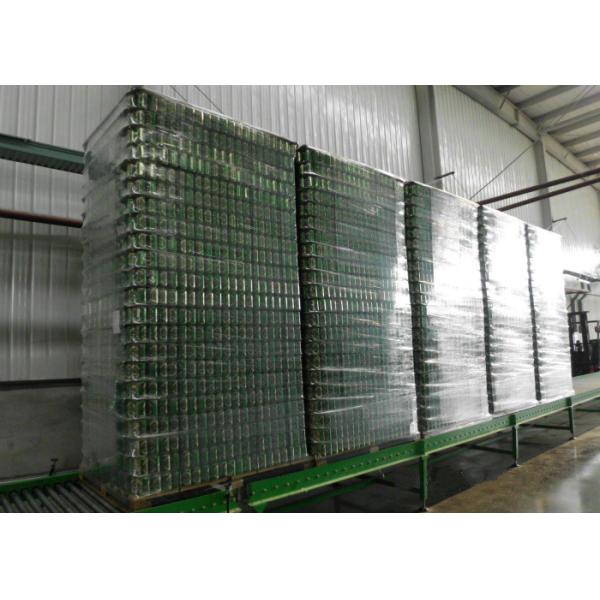 Plastic Automatic Pallet Stretch Film Wrapping Machine Programmable Control