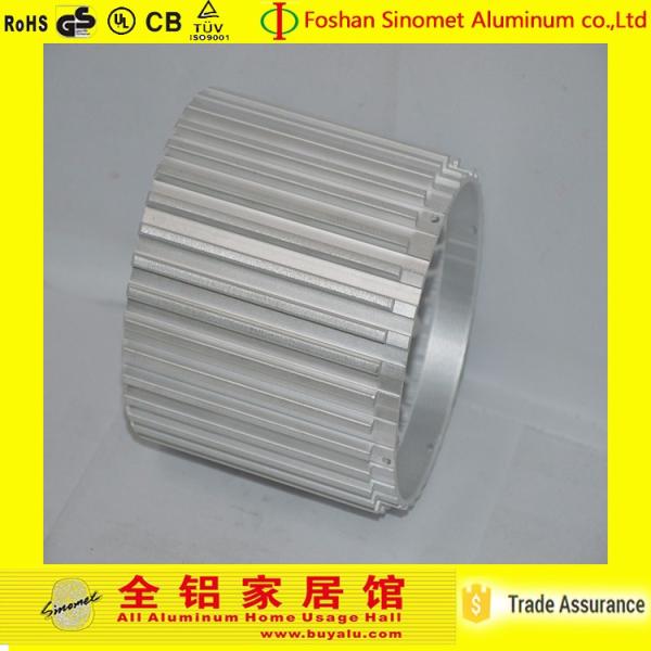 Melting Finish Aluminum Industrial Profile LED Heat Sink  Custom Length
