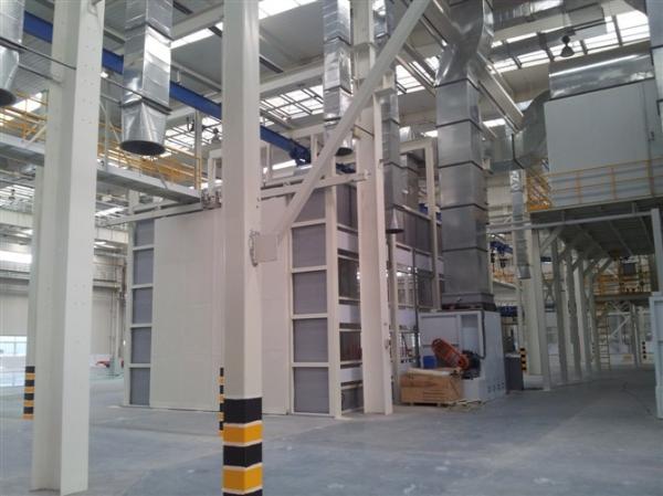 Strong Top Fan Iron Substrate 2.5m Min Painting Production Line