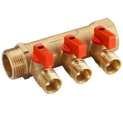 Siphon Flush 2Way 3 Way 4 Way Brass Water Manifold Valve For Water Distributor