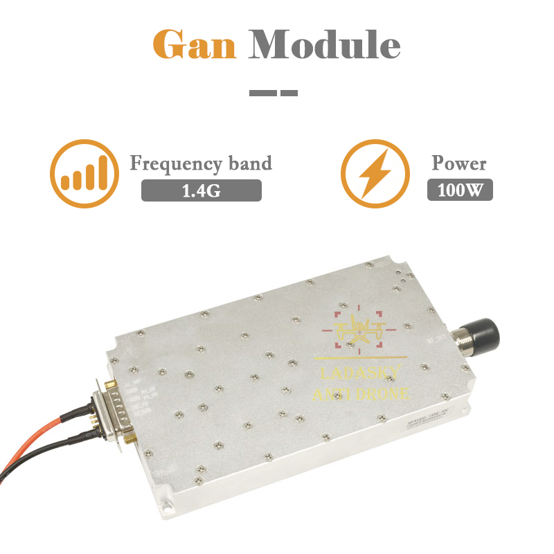 Рабочее напряжение DC 32V 100W 1.4G 1400-1500MHz портативный модуль усилителя мощности RF для анти-UAV