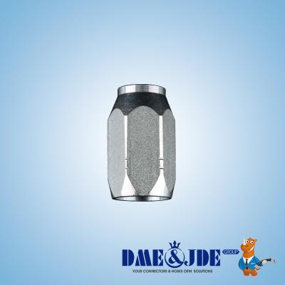 Ferrule Hydraulic Hose Fittings For SAE100 R1AT & EN853 1SN Hydraulic Hoses